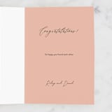 "Pop The Bubbly" - Single Greeting Cards in Champagne by Karidy Walker - Customizable Interior Example