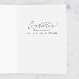 "Who is luckier" - Single Greeting Cards in Charcoal by Creo Study - Interior