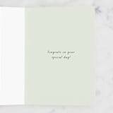 "Adventures" - Single Greeting Cards in Spearmint by Hannah Williams - Interior