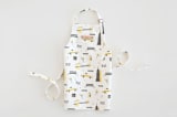 "New York" - Personalizable Children's Apron in Taxi Yellow by Kristie Kern - Personalizable Apron