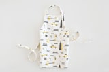 "New York" - Personalizable Children's Apron in Taxi Yellow by Kristie Kern - Apron without personalization