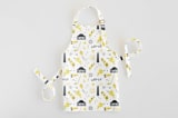 "Washington DC" - Personalizable Children's Apron in Cement by Kristie Kern - Apron without personalization