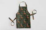 "Festive Deer" - Personalizable Children's Apron in Forest by Elly - Apron without personalization