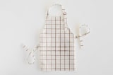 "Montauk" - Personalizable Children's Apron in Cocoa by Carolyn Nicks - Apron without personalization
