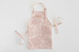"Deco Arches" - Personalizable Children's Apron in Pink by Hooray Creative - Personalizable Apron