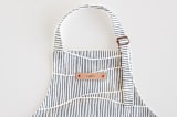 "Wavy" - Personalizable Children's Apron in Storm by Michelle Taylor - Tag in Bodoni Regular
