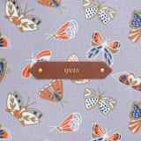 "Spring Butterfly" - Small Backpack in Lavender by Chi Hey Lee - Tag in Revista Black
