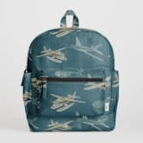 "Up in the Sky" - Small Backpack in Pewter by Jennifer Holbrook - Without Personalization