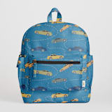 "Race Car" - Small Backpack in Slate by Ashley Presutti Beasley - Without Personalization