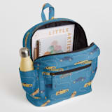 "Race Car" - Small Backpack in Slate by Ashley Presutti Beasley - Interior