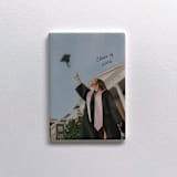 "Custom Ceramic Photo Magnet - Grad" - Keepsakes in white by Holly Whitcomb