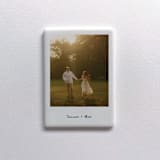"Custom Ceramic Photo Magnet - Instant Photo Style" - Keepsakes in white by Holly Whitcomb