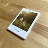 "Custom Ceramic Photo Magnet - Instant Photo Style" - Keepsakes in white by Holly Whitcomb