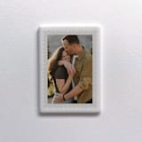 "Custom Ceramic Photo Magnet: Postage Stamp" - Keepsakes in white by Holly Whitcomb
