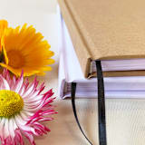 "Custom Wedding Anniversary Journal · Hand Bound" - Keepsakes in beige by Transient Books
