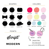 "Personalized Pet ID Tag" - Key Chain in multicolorassorted-colors by Haven Print Co.