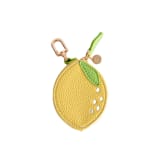 "Lemon Bag Charms" - Key Chain in yellow by Jollity and Co