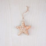 "Starfish Bag Charm" - Key Chain in natural by LIKHA