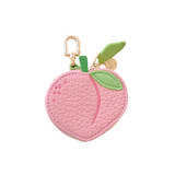 "Peach Bag Charms" - Key Chain in pink by Jollity and Co
