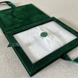 "Emerald Velvet Box for Wedding Invitations 5x7", Green Keepsake Box" - Keepsake Boxes in green by Self Stationery