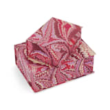"Hand-Marbled Keepsake Box Set in Florentine Pink - Large" - Keepsake Boxes in pink by Inner Child