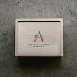 "Personalized Keepsake Box | Wedding Gift for Couples | Maple Small" - Keepsake Boxes in white by Wayfaren