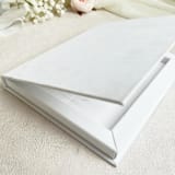 "Luxurious White Velvet Keepsake Box" - Keepsake Boxes in white by Self Stationery