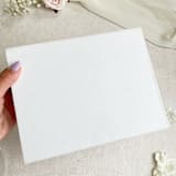 "Luxurious White Velvet Keepsake Box" - Keepsake Boxes in white by Self Stationery