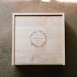 "Personalized Keepsake Box | Wedding Gift for Couples | Maple Large" - Keepsake Boxes in pink by Wayfaren