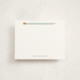"Number 1" - Children’s Stationery in Mint by Baumbirdy - Front