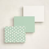"Scripted" - Children’s Stationery in Snow by Sara Hicks Malone - Back of Card Options