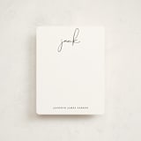 "Just Me" - Children’s Stationery in Midnight by Lehan Veenker - Front