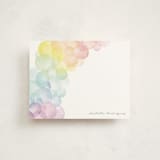 "Balloon Arch" - Children’s Stationery in Rainbow by Robert and Stella - Front