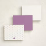 "Balloon Arch" - Children’s Stationery in Rainbow by Robert and Stella - Back of Card Options