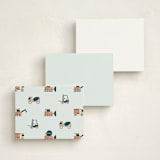 "Trucker Appreciation" - Children’s Stationery in Tangerine by Erica Krystek - Back of Card Options