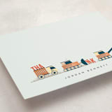 "Trucker Appreciation" - Children’s Stationery in Tangerine by Erica Krystek - Detail