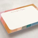 "collaged rainbow" - Children’s Stationery in Unicorn by Carrie Moradi - Detail