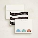 "Beep Beep" - Children’s Stationery in Rust by Angela Garrick - Assembled