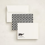 "Vintage Pennant" - Children’s Stationery in Licorice by Oscar and Emma - Karly Depew - Assembled