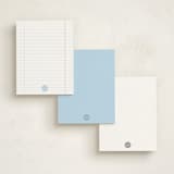 "Dreaming of Fullscap" - Children’s Stationery in Sky by Mellary Bitner - Back of Card Options