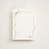 "Painted Bow" - Children’s Stationery in Candy by Olivia Williams - Front