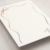 "Painted Bow" - Children’s Stationery in Candy by Olivia Williams - Detail