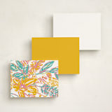 "Initial thoughts" - Children’s Stationery in Bright by Inkblot Design - Back of Card Options