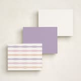 "tiny flora" - Children’s Stationery in Purple Thistle by Kate Ross - Back of Card Options