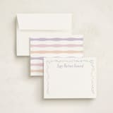 "tiny flora" - Children’s Stationery in Purple Thistle by Kate Ross - Assembled