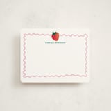 "Sweet Berry" - Children’s Stationery in Bubblegum by Erika Firm - Front