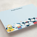 "Disney's Happy Mickey & Friends" - Children’s Stationery in Sky by peetie design - Detail