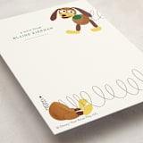 "Disney and Pixar's Toy Story Slinky Dog Saves the Day" - Children’s Stationery in Cinnamon by Jackie Crawford - Detail