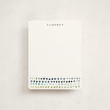 "Watercolor Dots" - Children’s Stationery in Navy by Loren Willis - Front