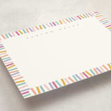 "Confetti Border" - Children’s Stationery in Rainbow by Creo Study - Detail
